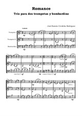 Romance: Trio for Two Trumpets and Euphonium
