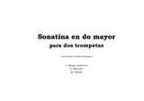 Sonatina in C Major for Two Trumpets / Sonatina en do mayor para dos trompetas