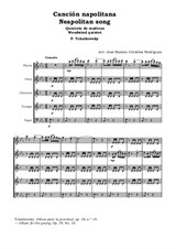 Neapolitan Song. Woodwind Quintet